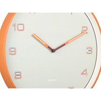 Nástenné hodiny Lined Numbers Karlsson KA6013OR, 40cm